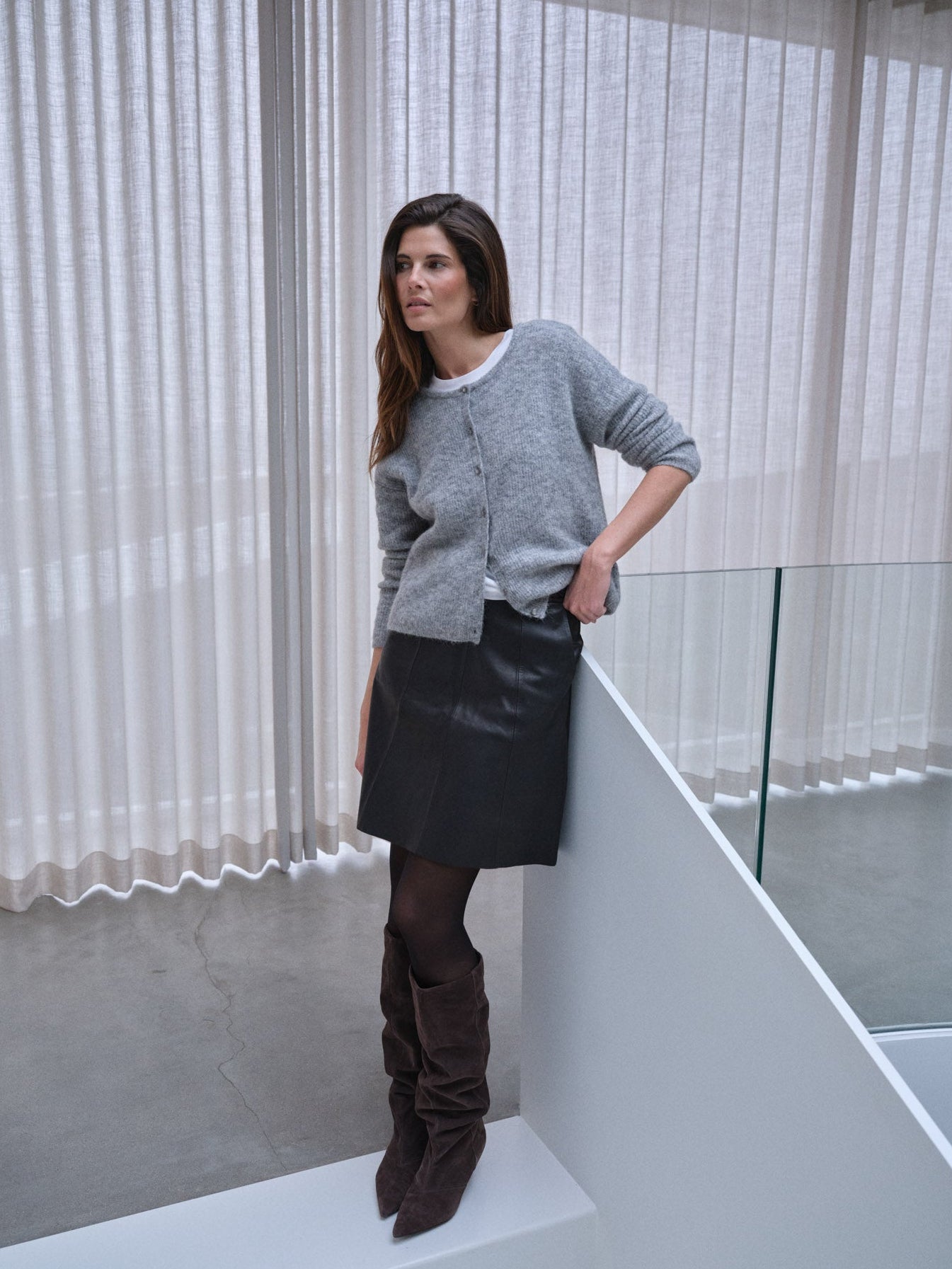 Modelshot / Grey Melange / Detail